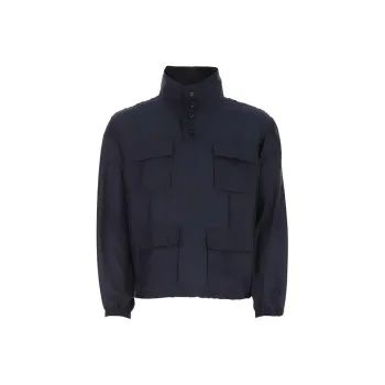 GIORGIO ARMANI SS22 Jackets & Coats Men's Marine Blue