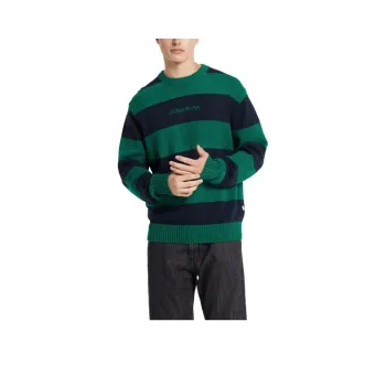 GUESS Sweater Men's Blue Green Multicolor