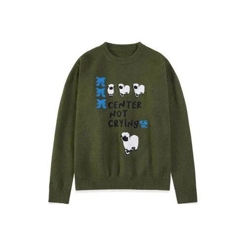 Crying Center Knitwear Men's Avocado