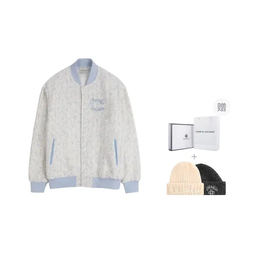 Charlie Luciano Jackets Coats Unisex Blue White