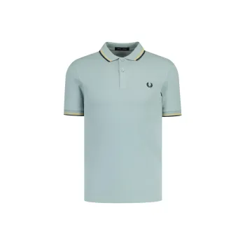 FRED PERRY Logo embroidered Cotton Polo Shirt