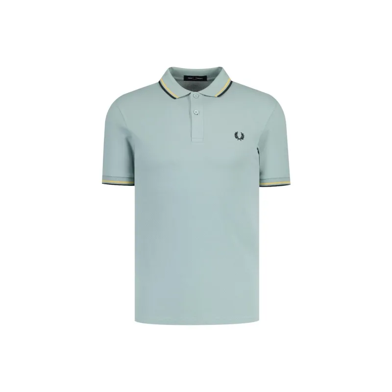 FRED PERRY Logo embroidered Cotton Polo Shirt-0