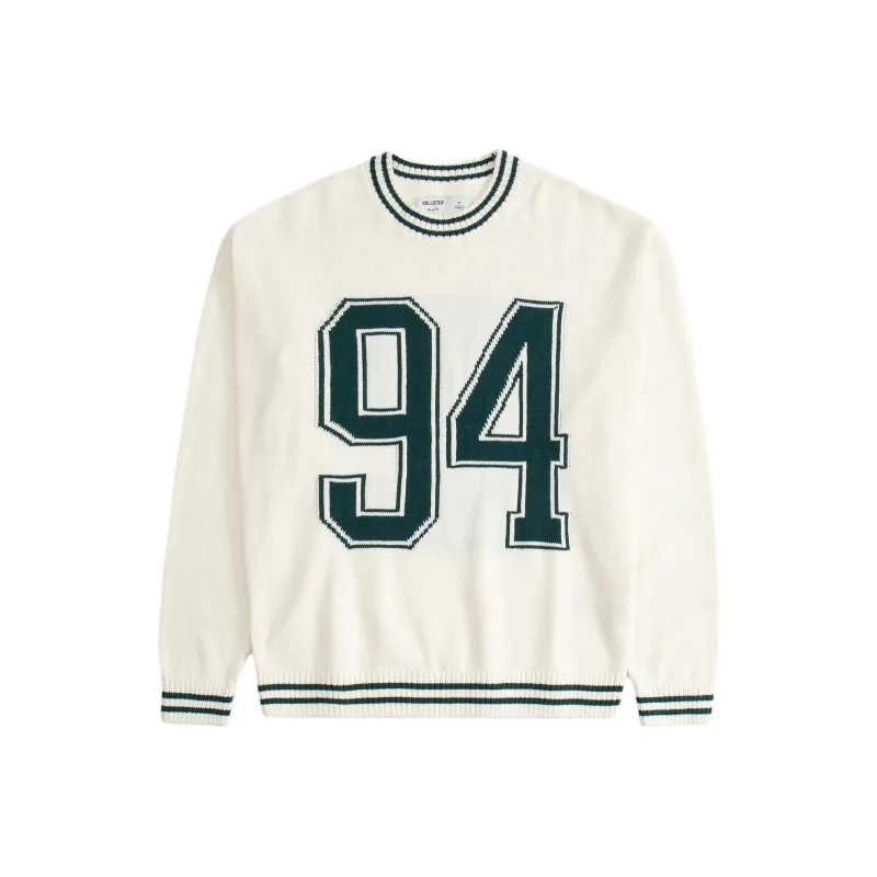 Hollister Sweaters Men White-0