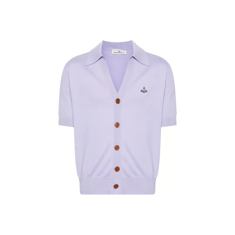 Vivienne Westwood Cotton Polo Cardigan-0