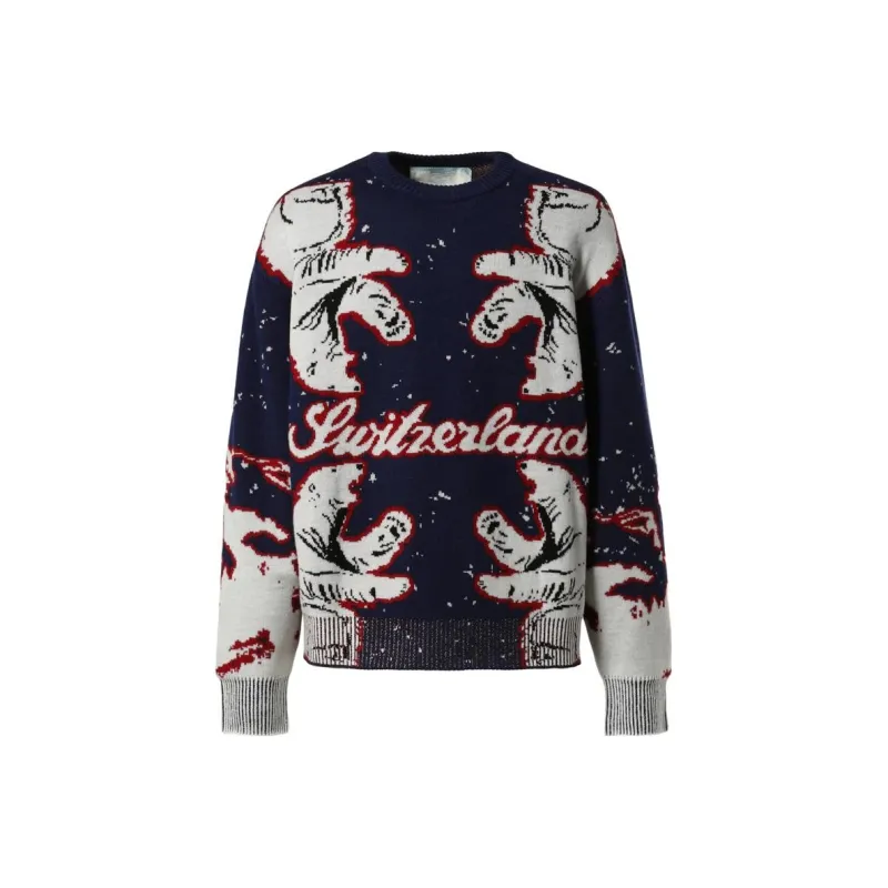 BALLY Sweaters Unisex Dark Blue-0