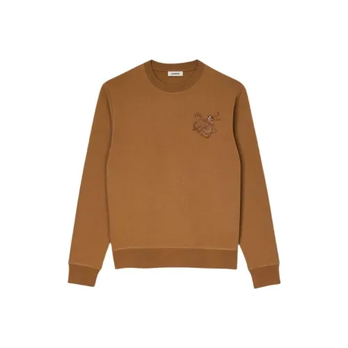 Sandro Year Of The Dragon Capsule Series Knitwear Unisex Camel