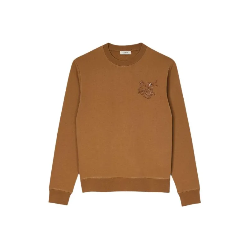 Sandro Year Of The Dragon Capsule Series Knitwear Unisex Camel-0