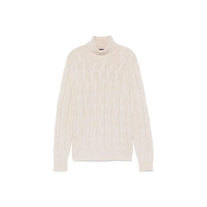 Drumohr Turtleneck Cashmere Sweater-0