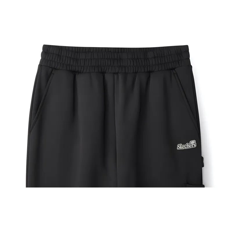 Skechers Sports Alliance Series Knitted Sweatpants Men's Charcoal Black-2