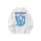 White (Blue Logo)