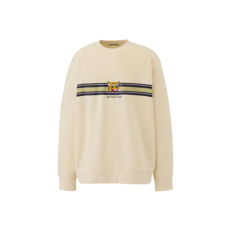 Onitsuka Tiger SWEAT TOP Sweatshirt Unisex Ecru-0