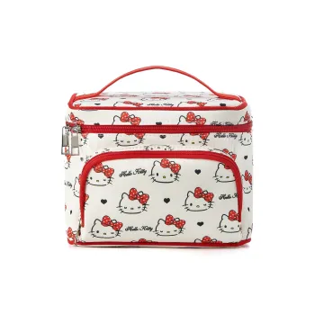Sanrio Hello Kitty Canvas Makeup Bag Women's Red
