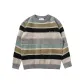 Gray Blue Stripes