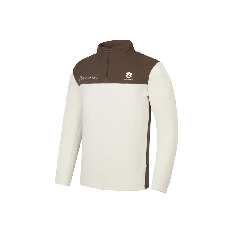 QIAODAN x POLARTEC Mountain God Series Knitwear Men's Cream White-0