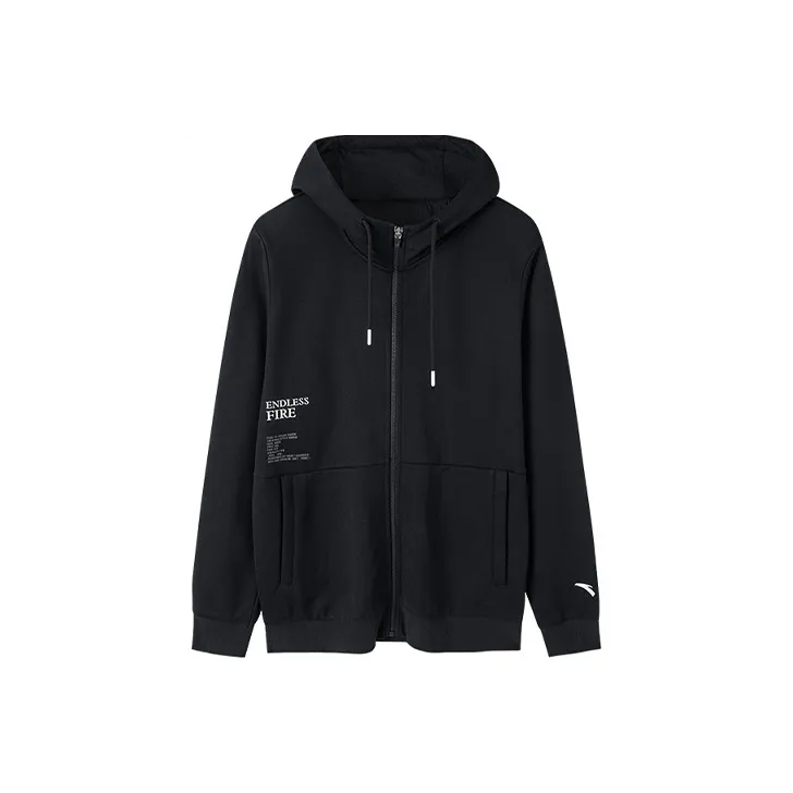 ANTA Basketball Collection Jackets Men Black-0