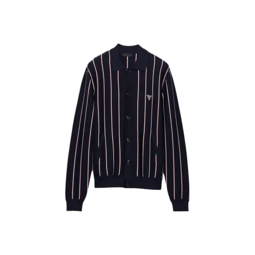 PRADA Sweaters Men Blue