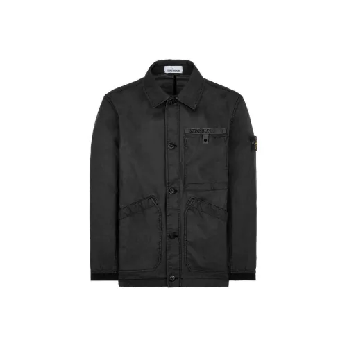STONE ISLAND Pocket Detailed Crewneck T Shirt