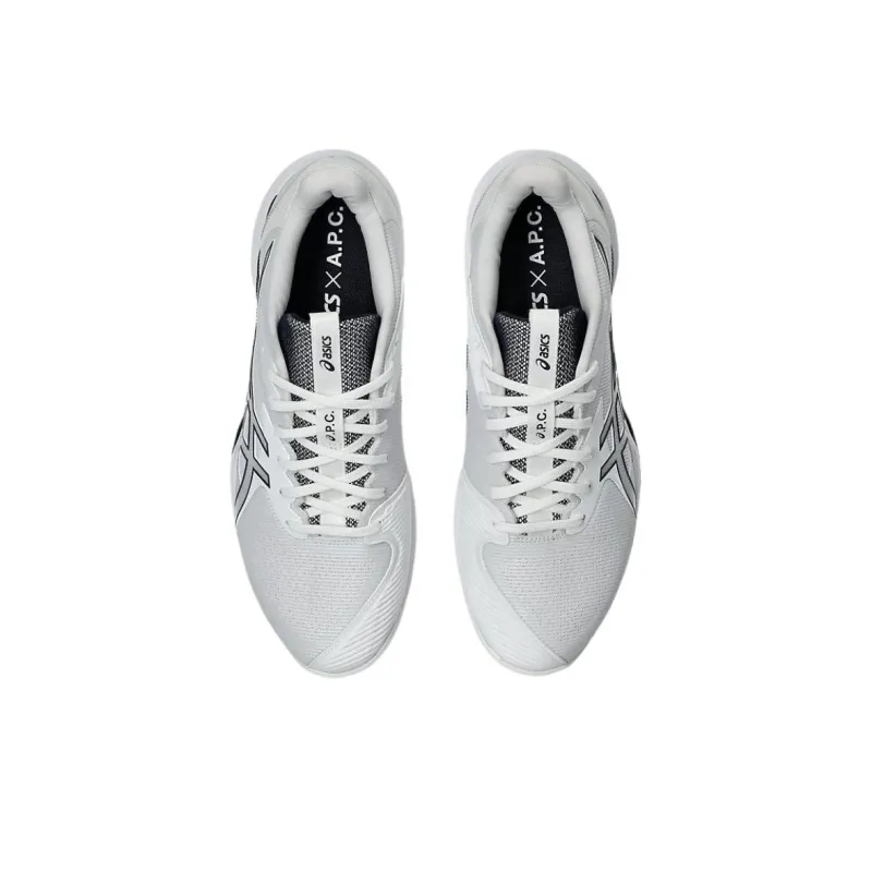A.P.C x Asics Solution Speed FF 3 Anti Slip Wear Resistant Low Top Tennis Shoes Men's White Blue-2