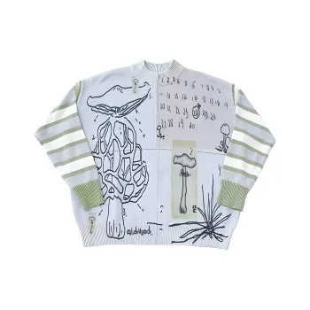 Crying Center Knitwear Unisex Blue Green