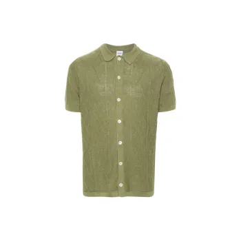 ASPESI SS24 Knitwear Men's Green Linen