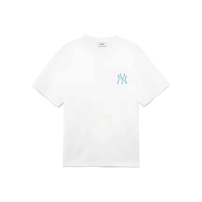 MLB Monogram Collection New York Yankees T Shirt Unisex White-1