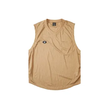 WAYNEXZAVIER Tank Tops Men Khaki