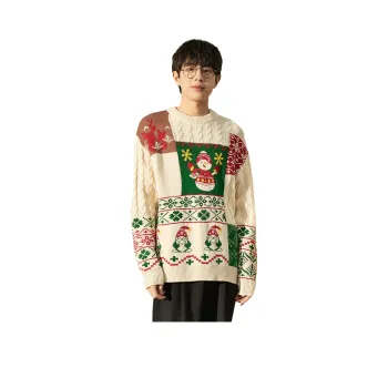 Tonlion Knitwear Unisex Crescent White