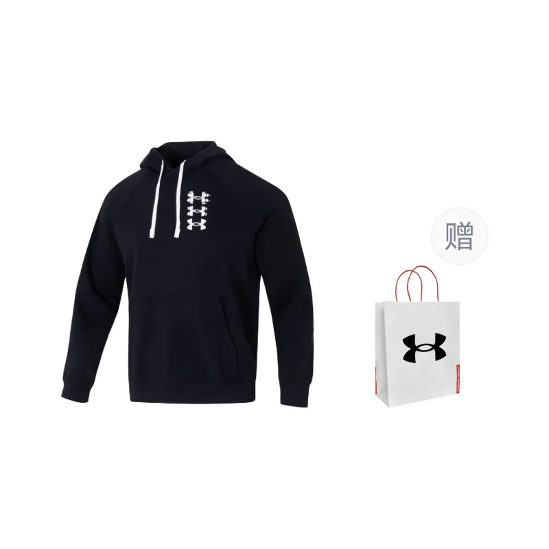 Under Armour Sweatshirt Unisex Black Shopping Bag Included-0