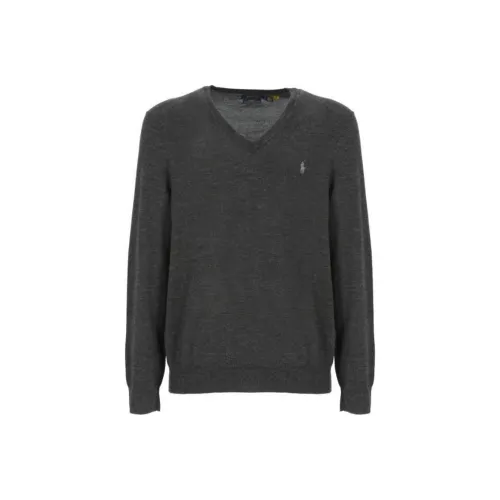 Ralph Lauren Polo Pony Embroidered V Neck Jumper