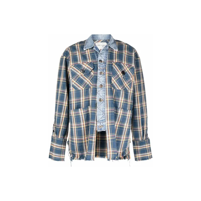 GREG LAUREN Jackets Men Marine Blue-0