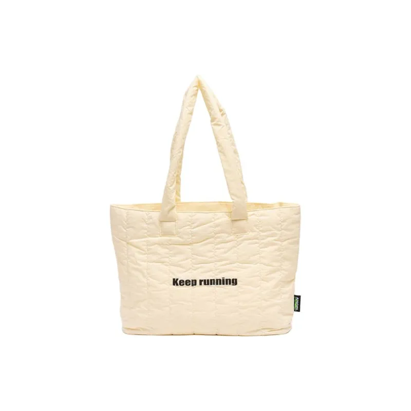 Three Blessings Fabric Tote Bag, Shopping Bag, Shoulder Bag Medium Size Women's Black/White-4