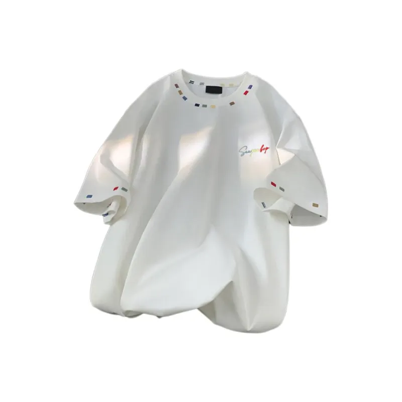 SOCKKEY T Shirts Unisex White-0