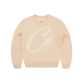 Corteiz C Star Gradient Mohair Knit Sweater