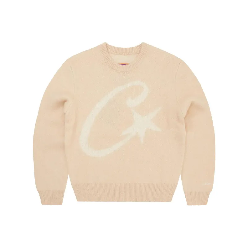 Corteiz C Star Gradient Mohair Knit Sweater-0