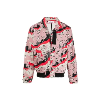 STONE ISLAND Abstract Print Jacket