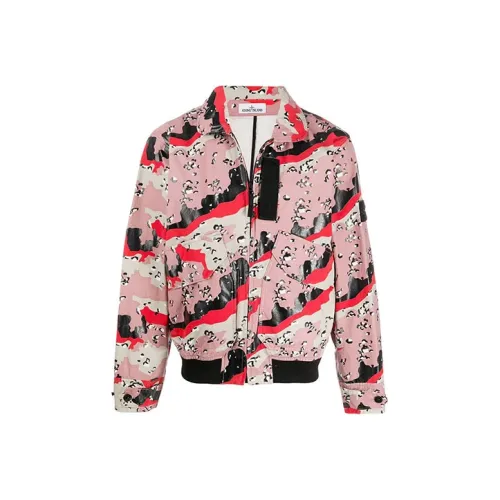 Maison Kitsune Abstract print Polo Shirt