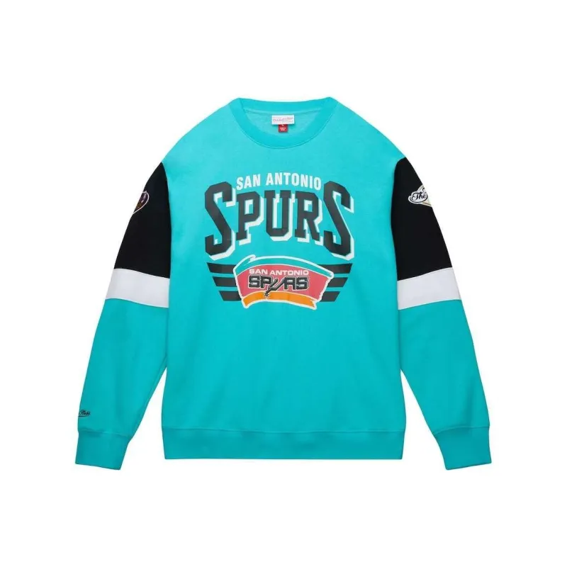 NBA x Mitchell & Ness San Antonio Spurs Knitwear Men Cyan-0