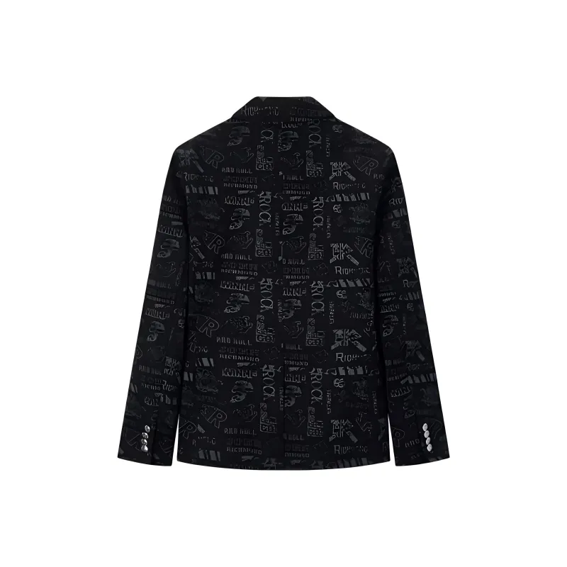 JOHN RICHMOND FW24 Business Suit Men's Black Gray-1