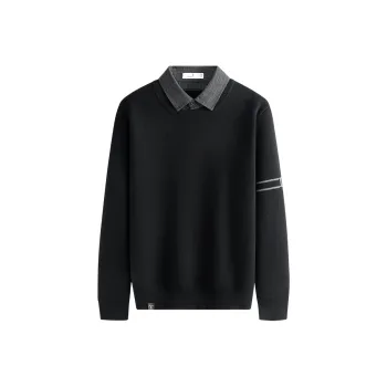 Dance With Wolves Sweater Men's Black