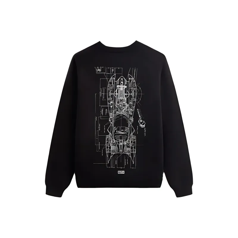 KITH X Batman Batmobile Crewneck Sweater-1