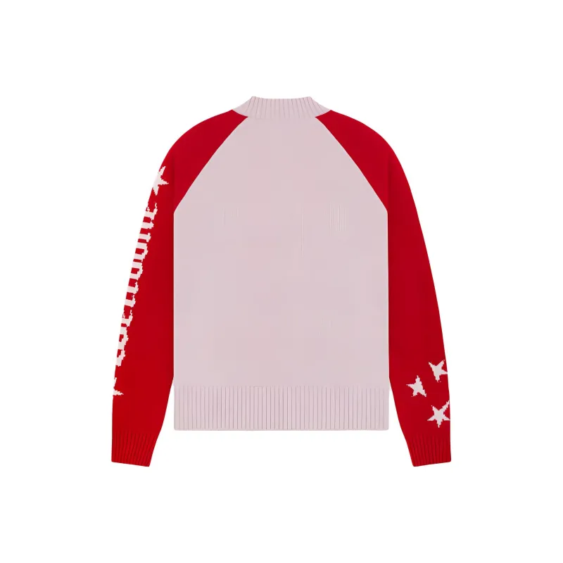 WE11DONE SS24 Sweater Unisex Red-1