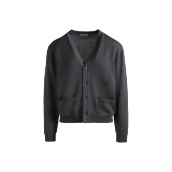 BALLY V neck Merino Wool Cardigan