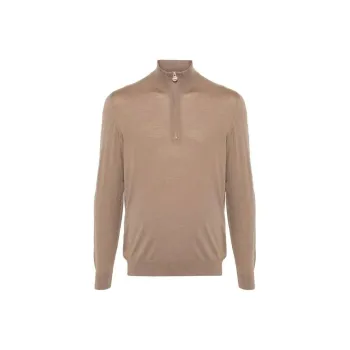 KITON Half zip High neck Jumper