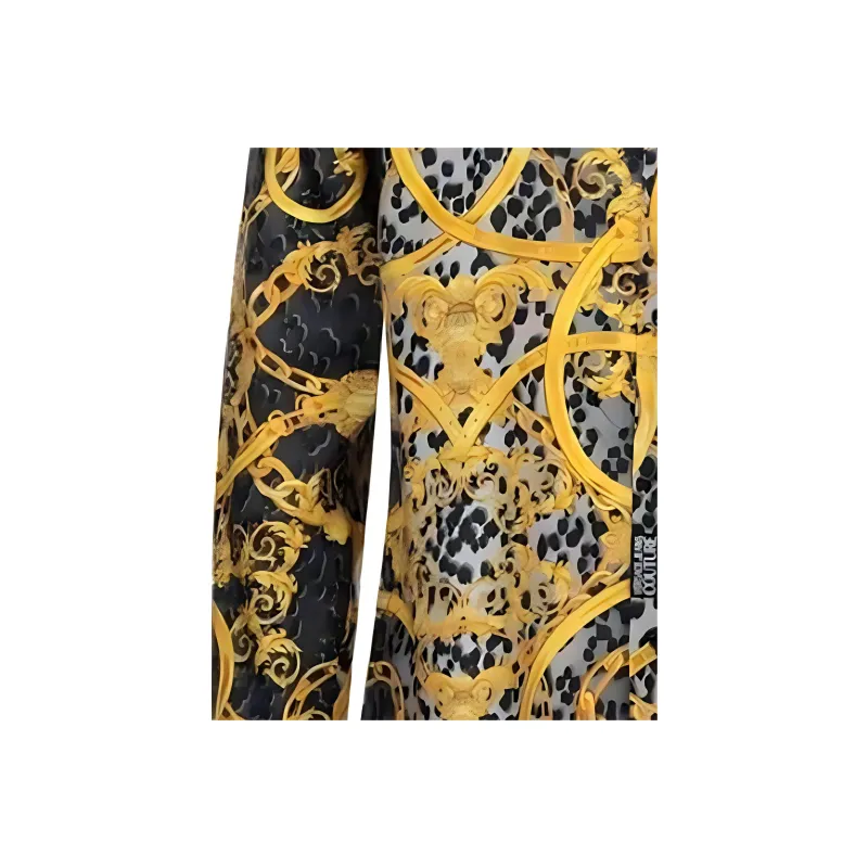 VERSACE Shirts Men Black/Gold-3