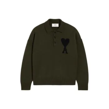 AMIPARIS Snake Year Limited Collection Sweaters Unisex Black/Khaki Green