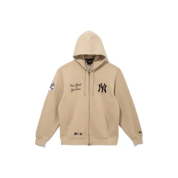 New Era FW24 Sweatshirt Unisex Light Yellow