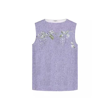 VALLEYOUTH Tank Tops Unisex Wisteria Purple