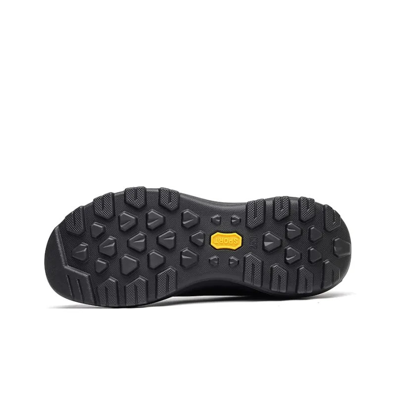 ΛOLUNKΛ Anti Slip Wear Resistant Low Top Casual Shoes Men's Black-5
