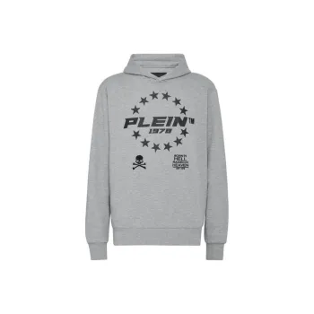 PHILIPP PLEIN Logo print Pullover Hoodie