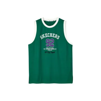 Skechers SS24 Tank Tops Unisex Bear Grass Green